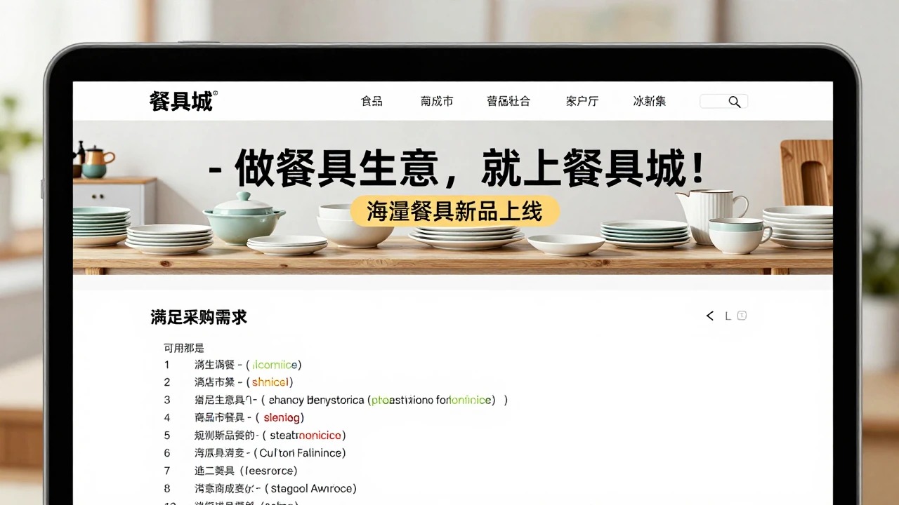 餐具城新品
